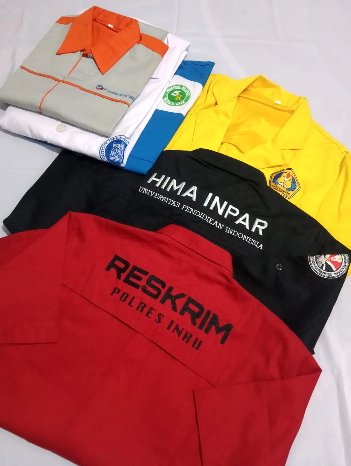 Koleksi baju seragam custom produksi JAP Solusindo